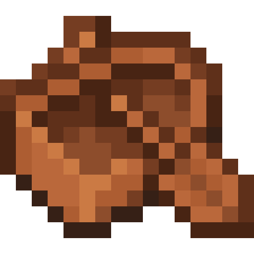 Minecraft Acacia Boat PNG