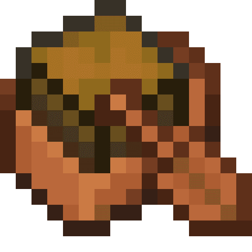 Minecraft Acacia Boat with Chest PNG