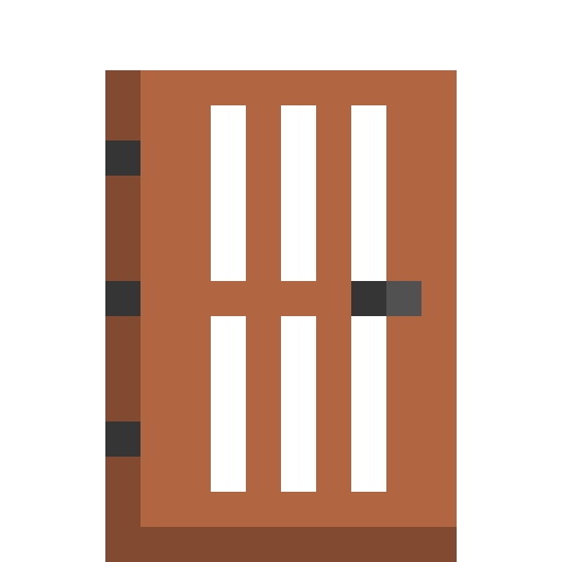 Minecraft Acacia Door PNG
