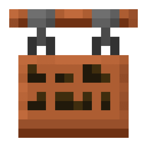 Minecraft Acacia Hanging Sign PNG