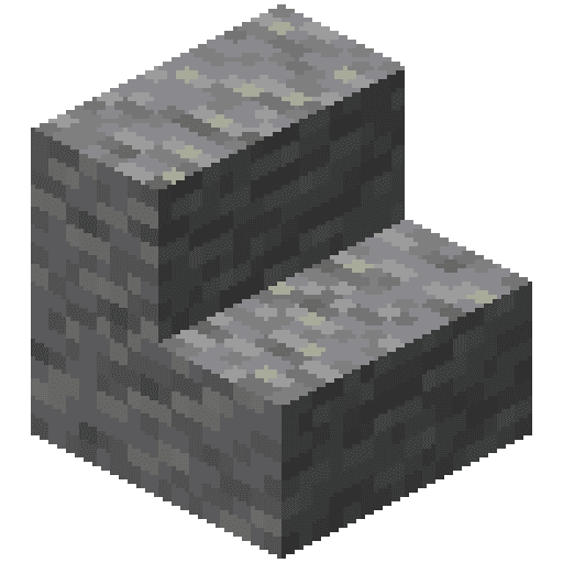 Minecraft Andesite Stairs PNG