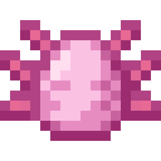 Minecraft Axolotl Spawn Egg PNG