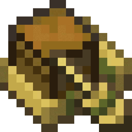 Minecraft Bamboo Raft with Chest PNG
