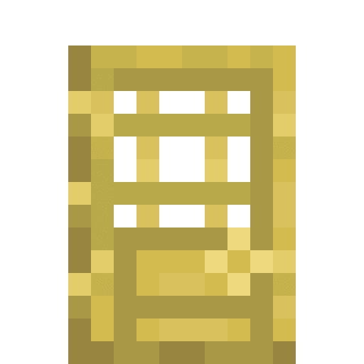 Minecraft Bamboo Door PNG