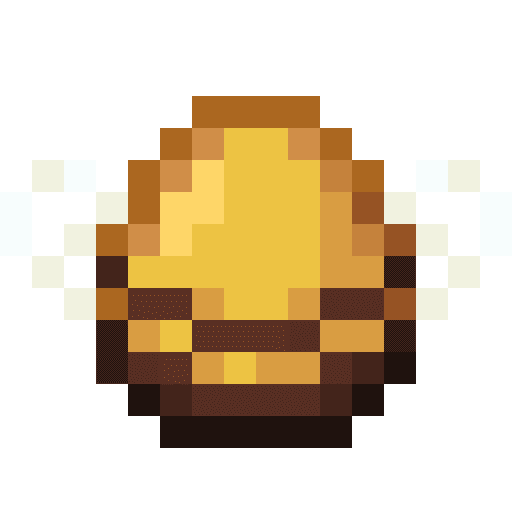 Minecraft Bee Spawn Egg PNG