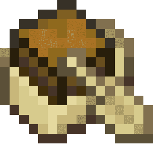 Minecraft Birch Boat with Chest PNG