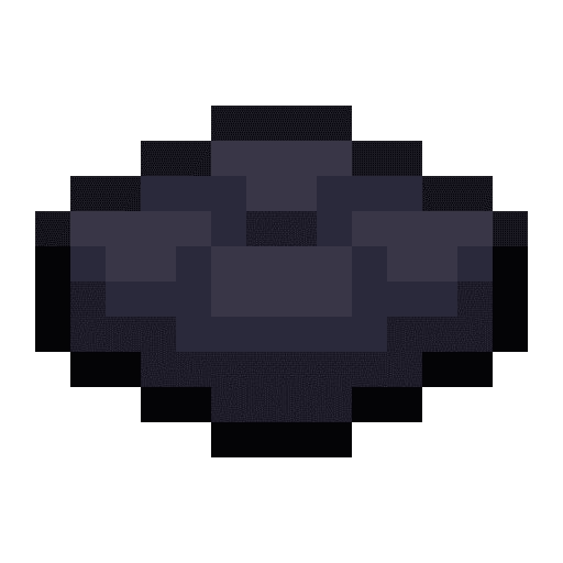 Minecraft Black Cushion PNG