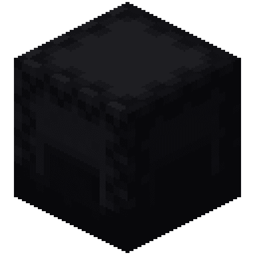 Minecraft Black Shulker Box PNG