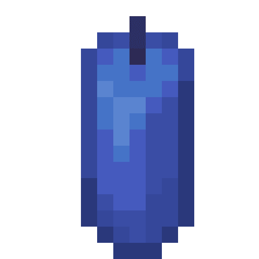 Minecraft Blue Candle PNG