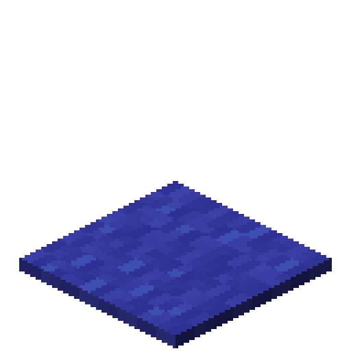 Minecraft Blue Carpet PNG
