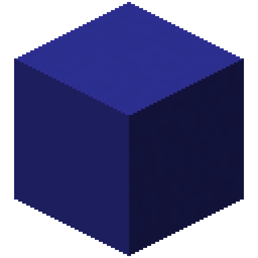 Minecraft Blue Concrete PNG