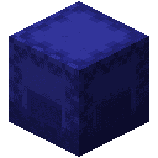 Minecraft Blue Shulker Box PNG