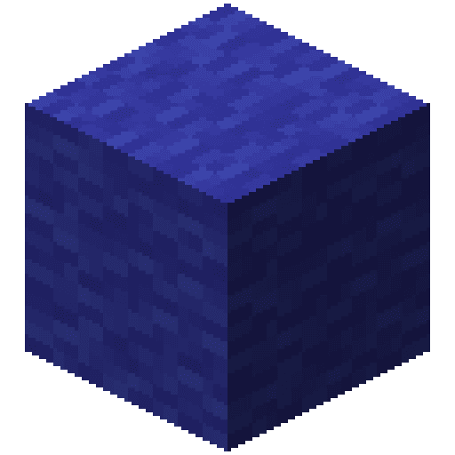 Minecraft Blue Wool PNG