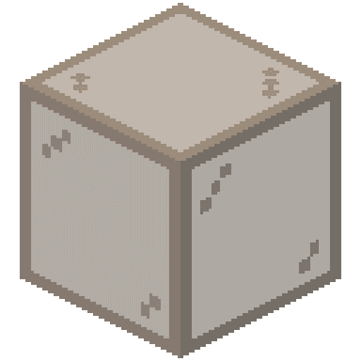 Cristal tintado de marrón de Minecraft en PNG