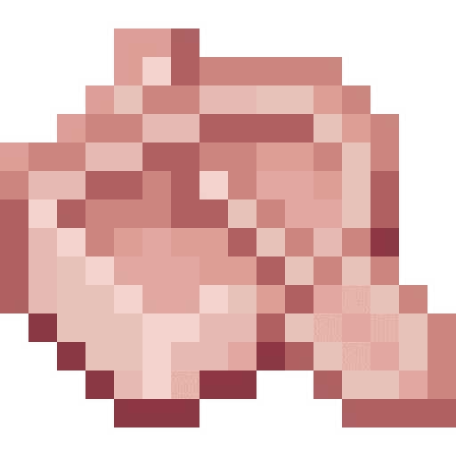 Minecraft Cherry Boat PNG
