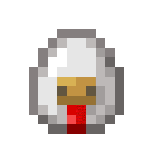 Minecraft Chicken Spawn Egg PNG