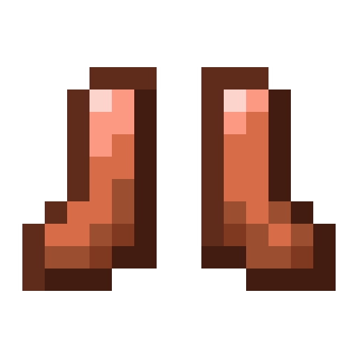 Minecraft Copper Boots PNG