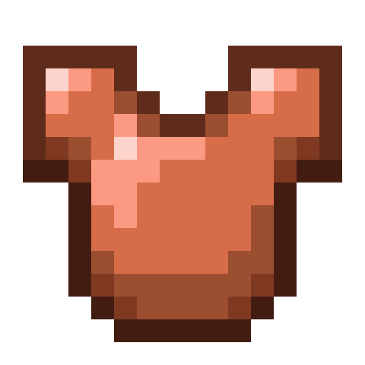 Minecraft Copper Chestplate PNG