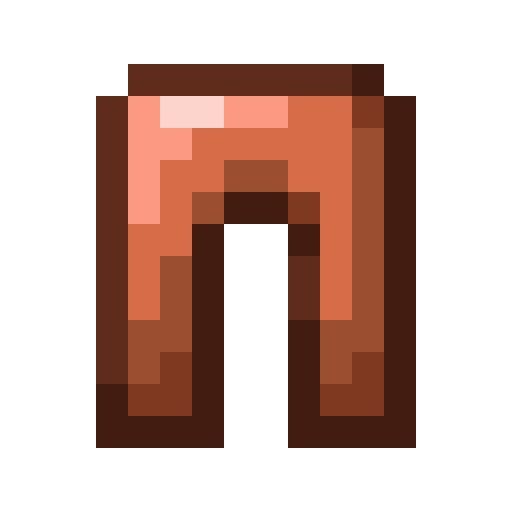 Minecraft Copper Leggings PNG