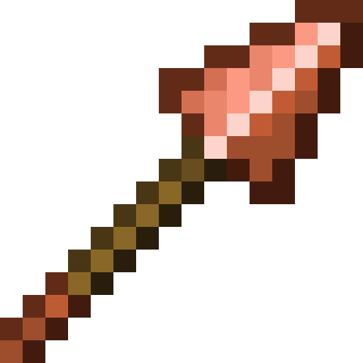 Minecraft Copper Spear PNG