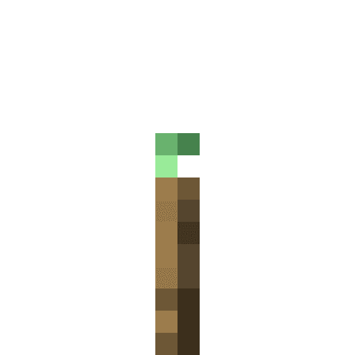 Minecraft Copper Torch PNG