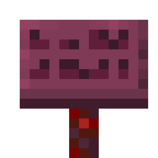 Minecraft Crimson Sign PNG