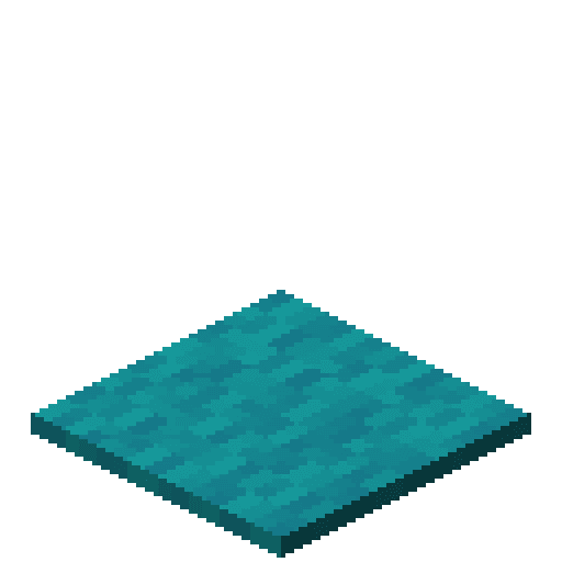 Minecraft Cyan Carpet PNG