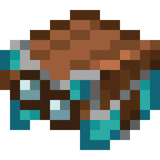 Minecraft Cyan Harness PNG