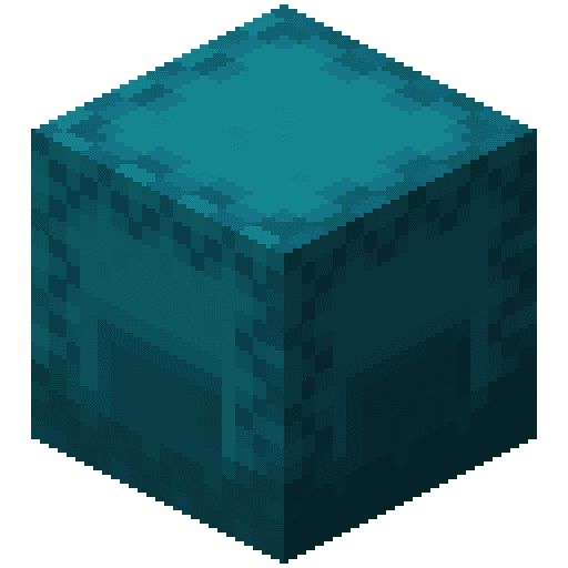 Minecraft Cyan Shulker Box PNG