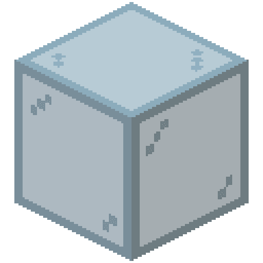Cristal tintado de cian de Minecraft en PNG