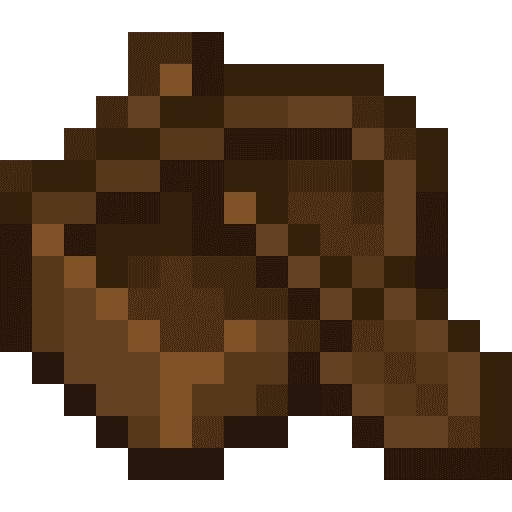 Minecraft Dark Oak Boat PNG