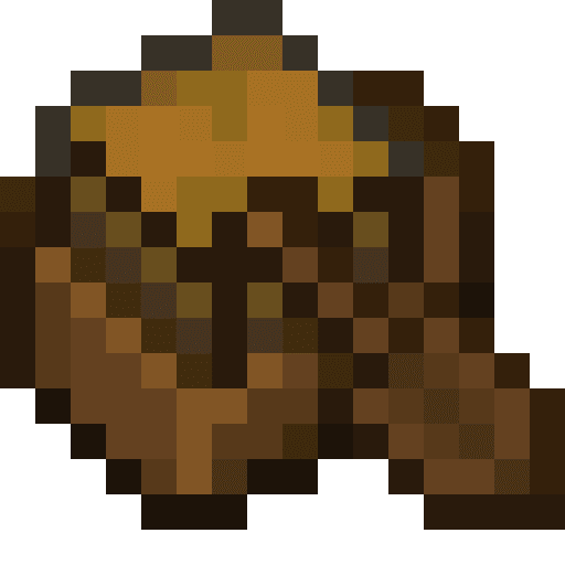 Minecraft Dark Oak Boat with Chest PNG