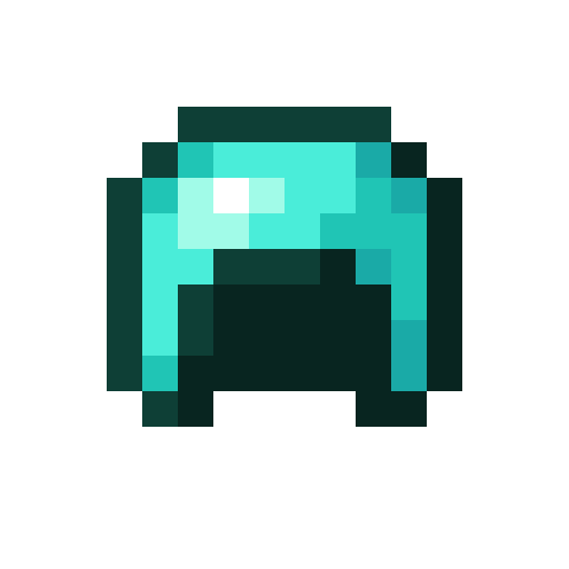 Minecraft Diamond Helmet PNG