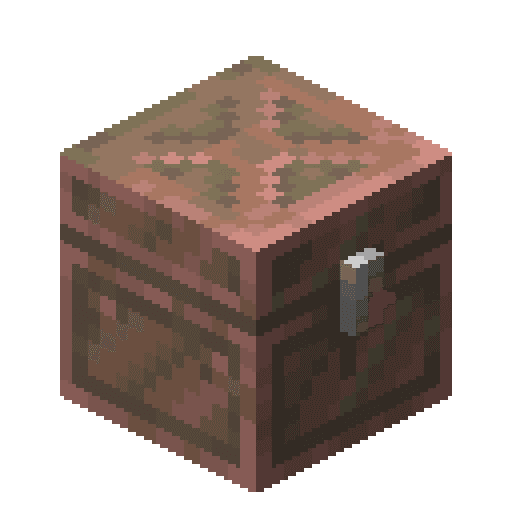 Minecraft Exposed Copper Chest PNG