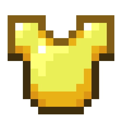 Minecraft Golden Chestplate PNG