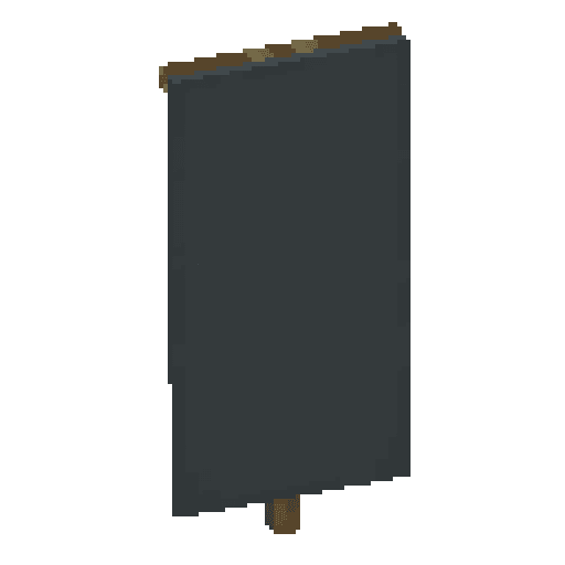 Minecraft Gray Banner PNG