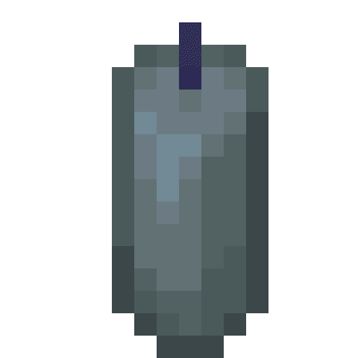 Minecraft Gray Candle PNG