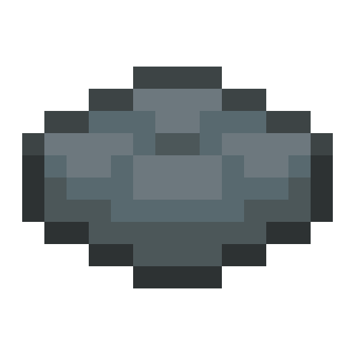Minecraft Gray Cushion PNG