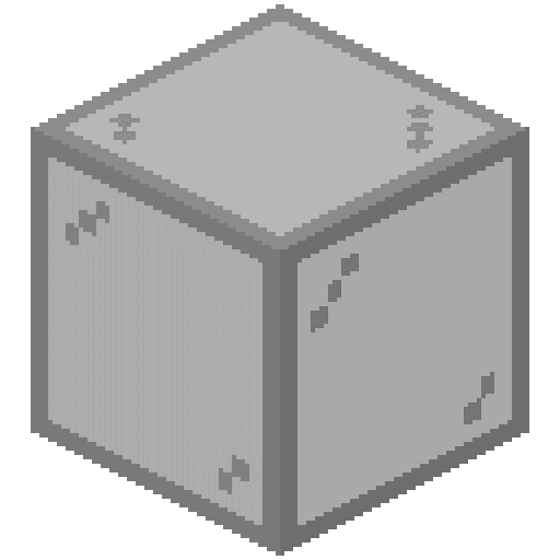 Cristal tintado de gris de Minecraft en PNG