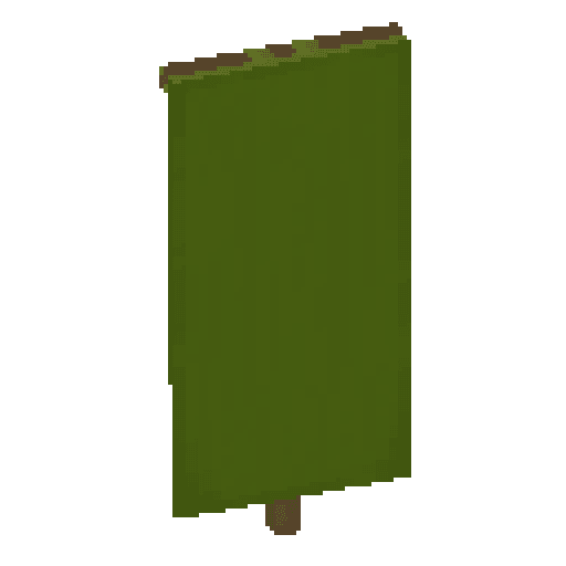 Minecraft Green Banner PNG