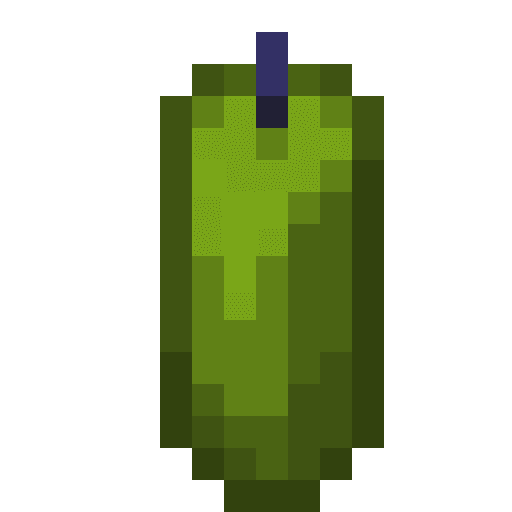 Minecraft Green Candle PNG