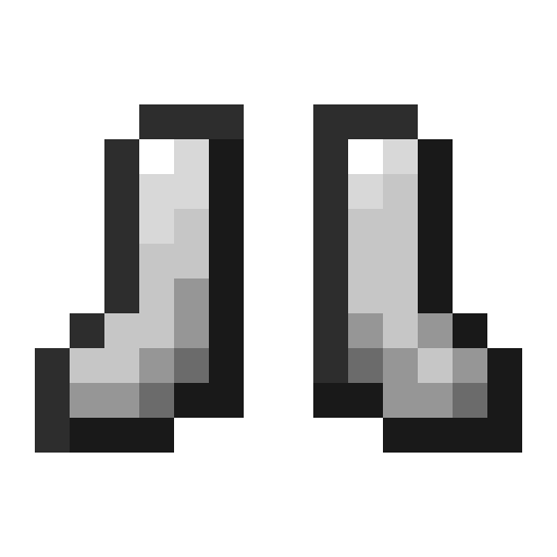 Minecraft Iron Boots PNG