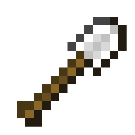 Minecraft Iron Shovel PNG