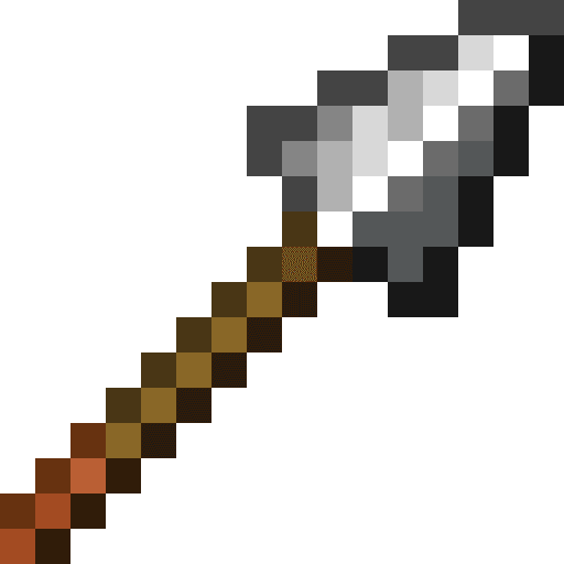Minecraft Iron Spear PNG