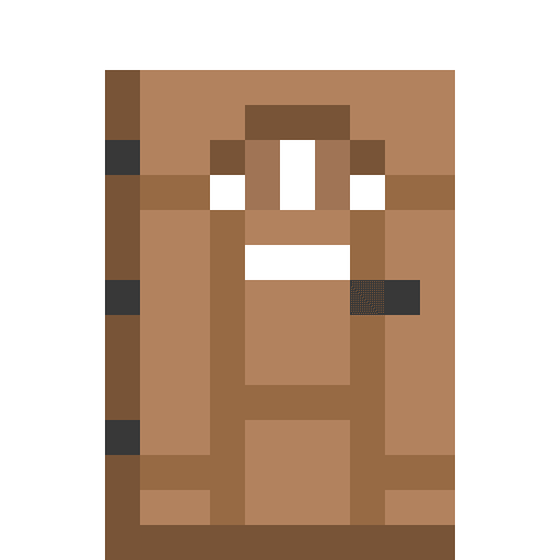 Minecraft Jungle Door PNG
