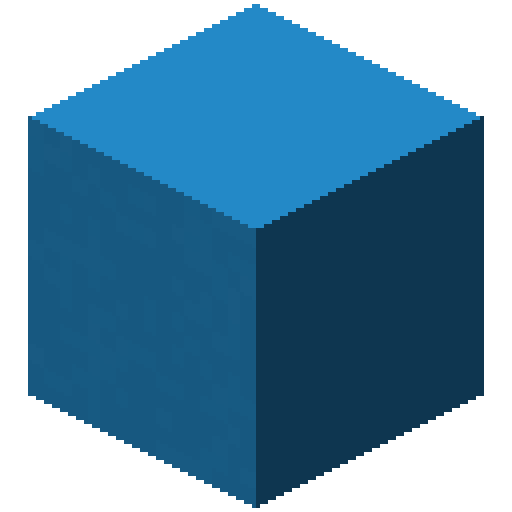 Minecraft Light Blue Concrete PNG