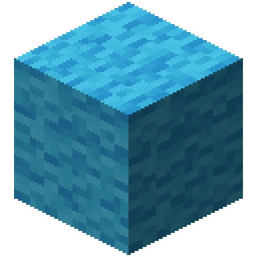 Minecraft Light Blue Wool PNG