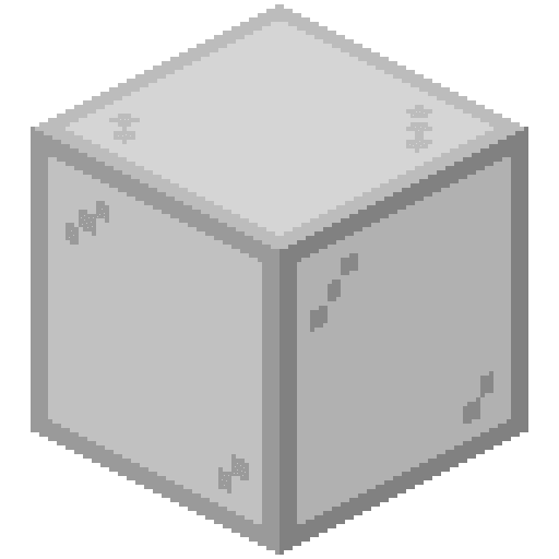 Cristal tintado de gris claro de Minecraft en PNG