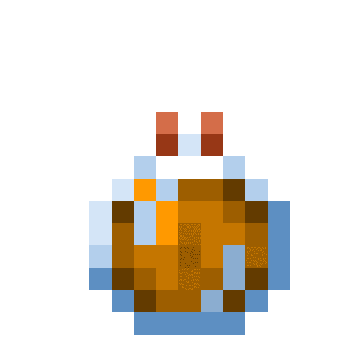 Minecraft Lingering Potion of Fire Resistance PNG