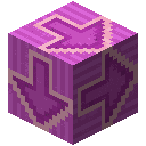 Azulejo magenta de Minecraft en PNG
